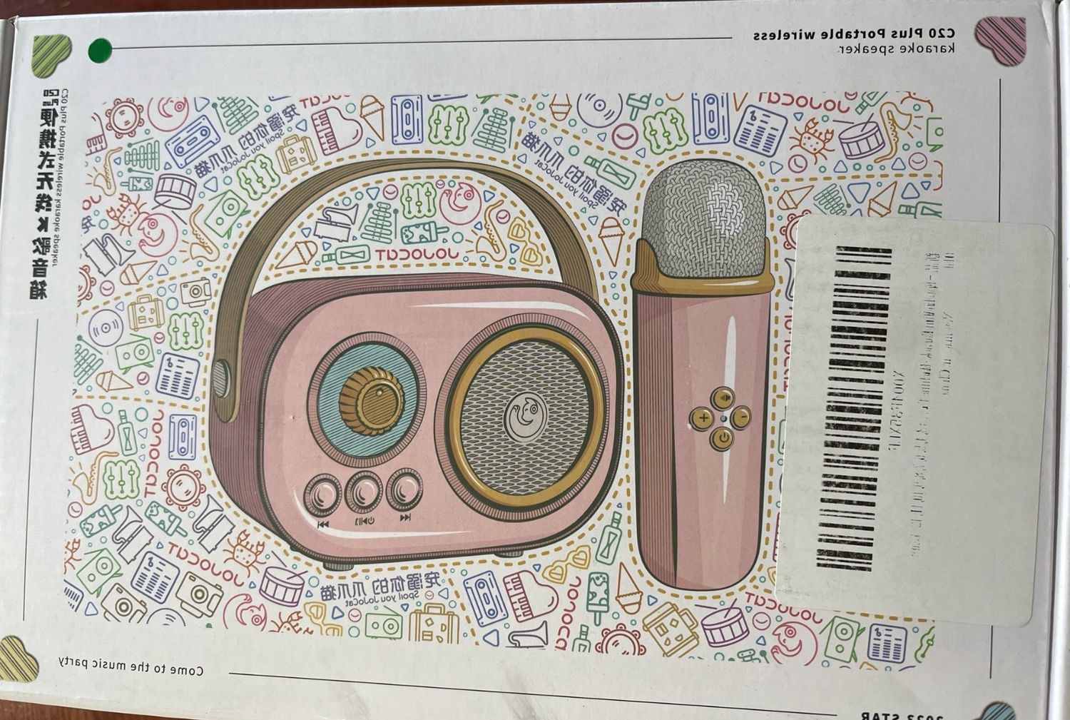 Karaoke Machine for Kids Adults, Portable Karaoke Machine,Bluetooth Speaker with Dual Wireless Microphones