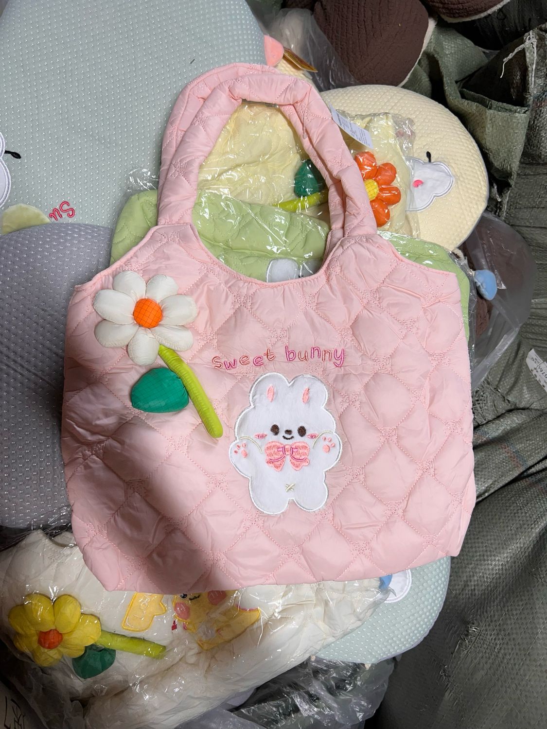 Puffer Bag Quilted Tote Bag Cute Purses Shoulder Bag for Women Preppy Stuff