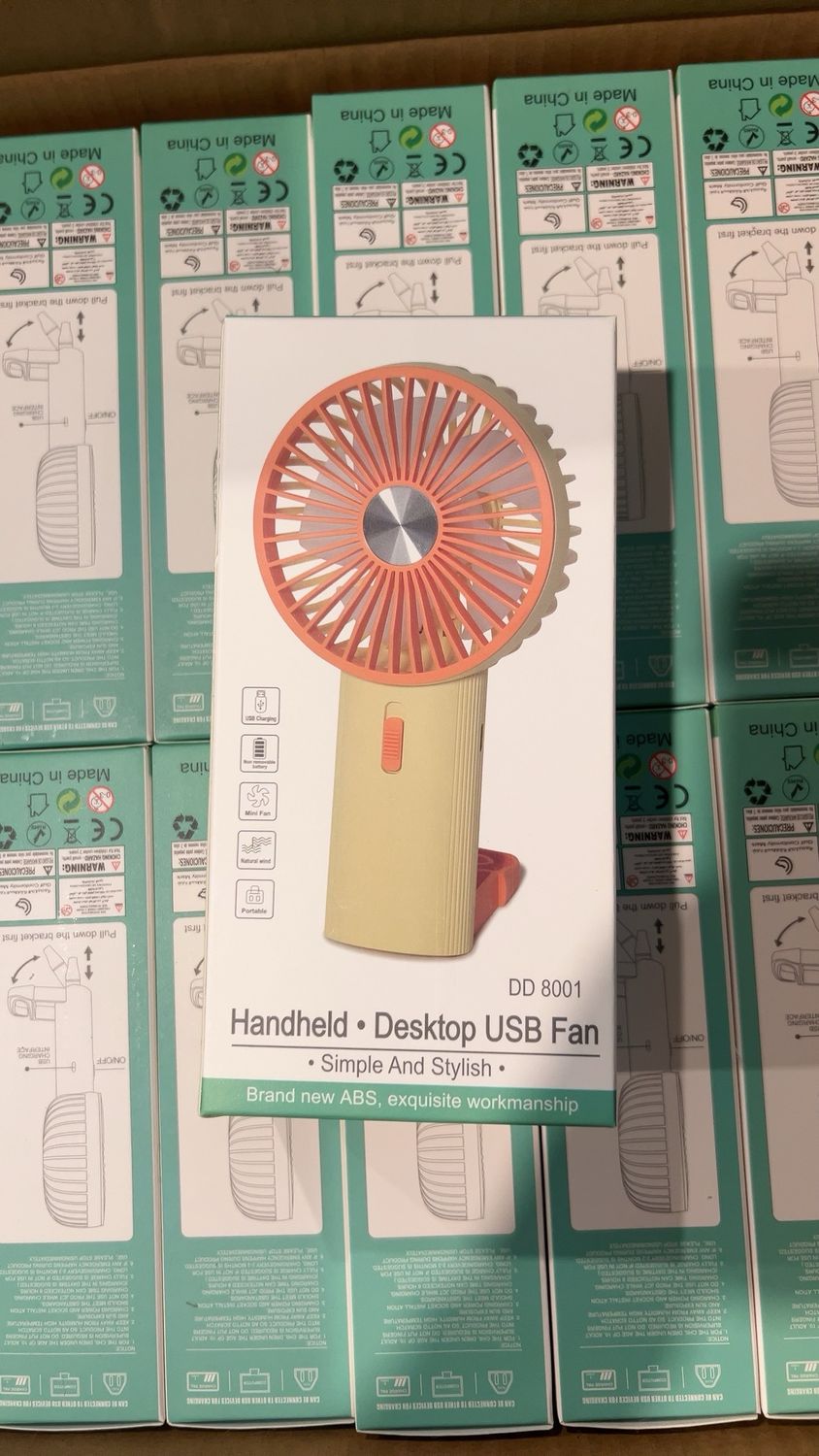 USB Fan Handheld Desktop USB Fan DD8001