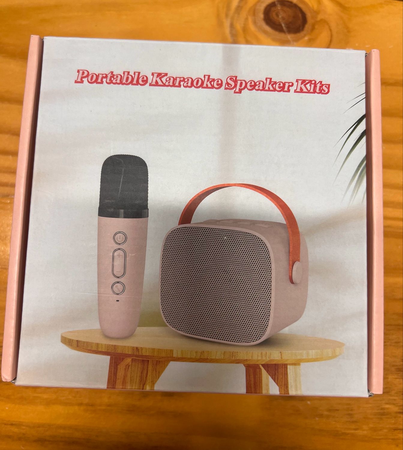 Portable Karaoke Speaker Kits Machine,Bluetooth Speaker with 1 Wireless Microphones