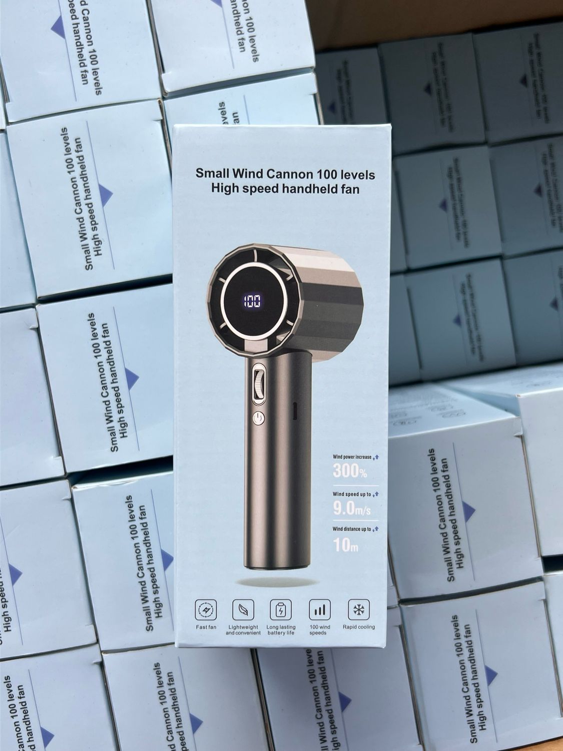 Small Wind Cannon 100 Levels High Speed Handheld Fan GS5