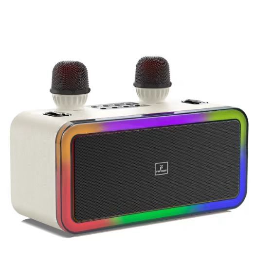 Karaoke Machine Bluetooth Speaker Adults Fansbe Beige A26B Series