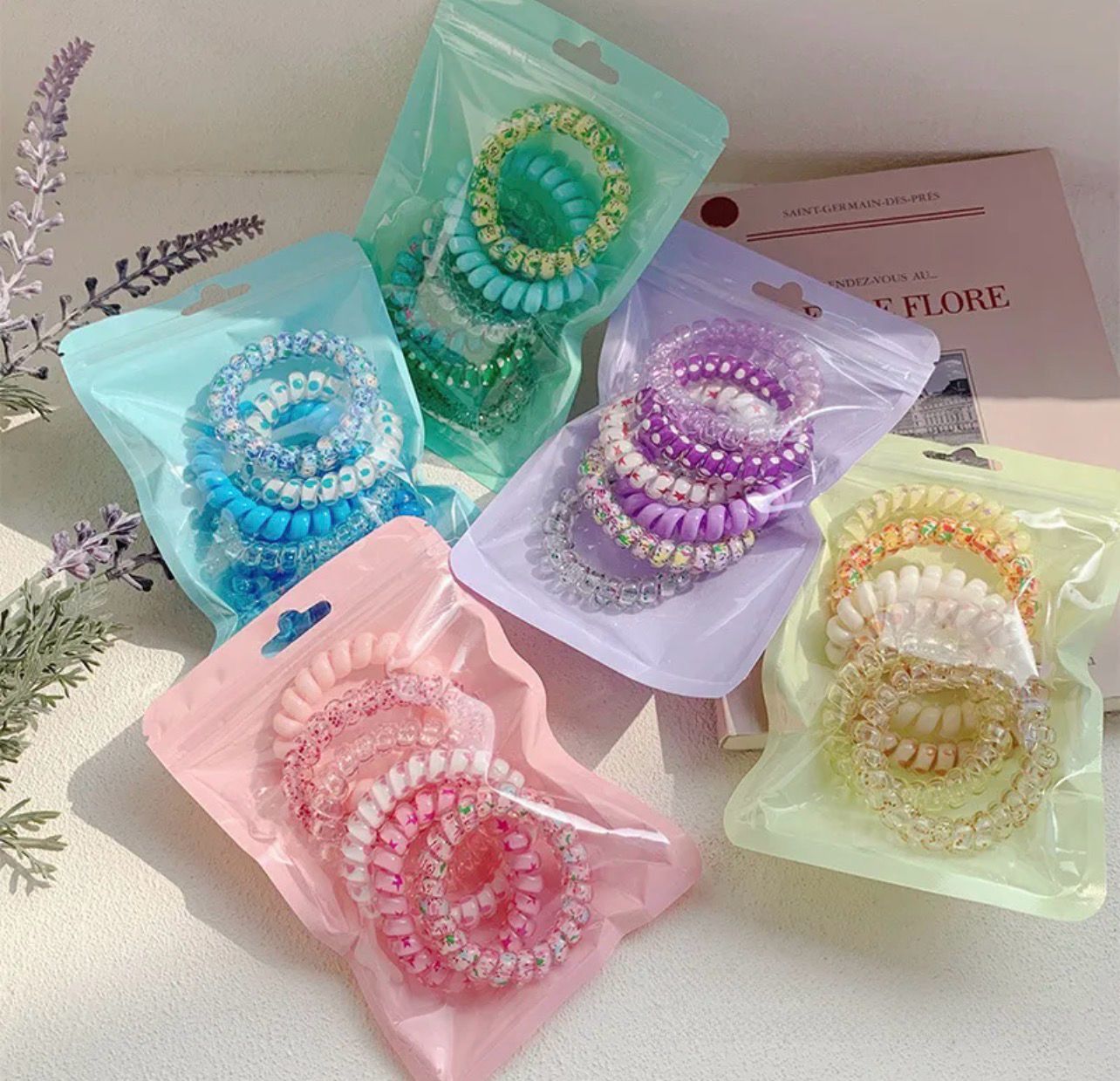 Hair Tie Rope High Elastic Ball Hair Band Rubber Band Headwear