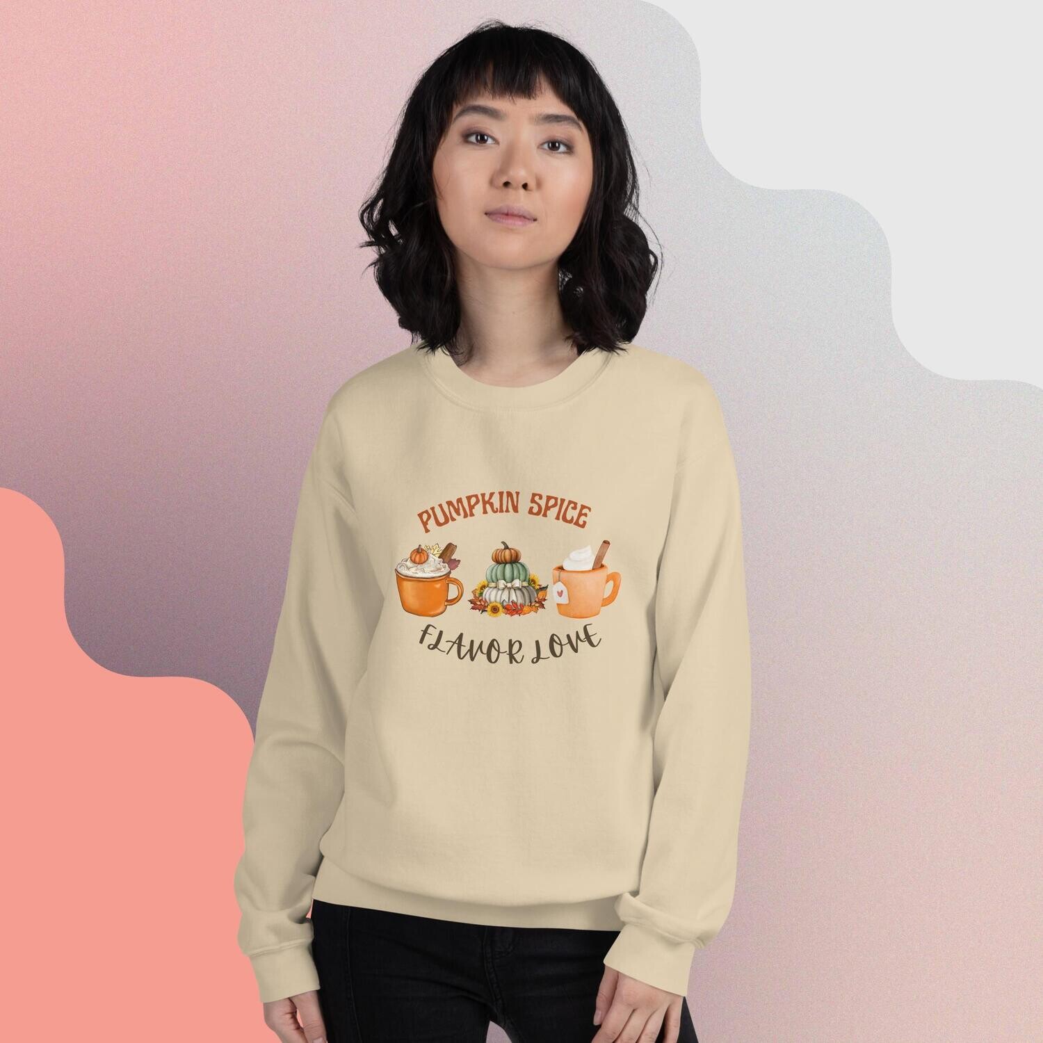 Pumpkin Spice Love Flavor Sweatshirt