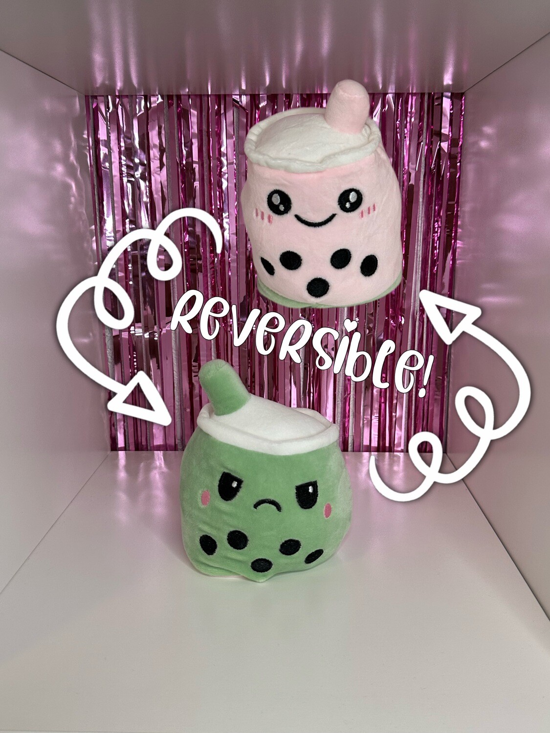 Mood-Tea Boba Buddies (REVERSIBLE!)