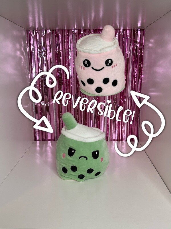 Mood-Tea Boba Buddies (REVERSIBLE!)