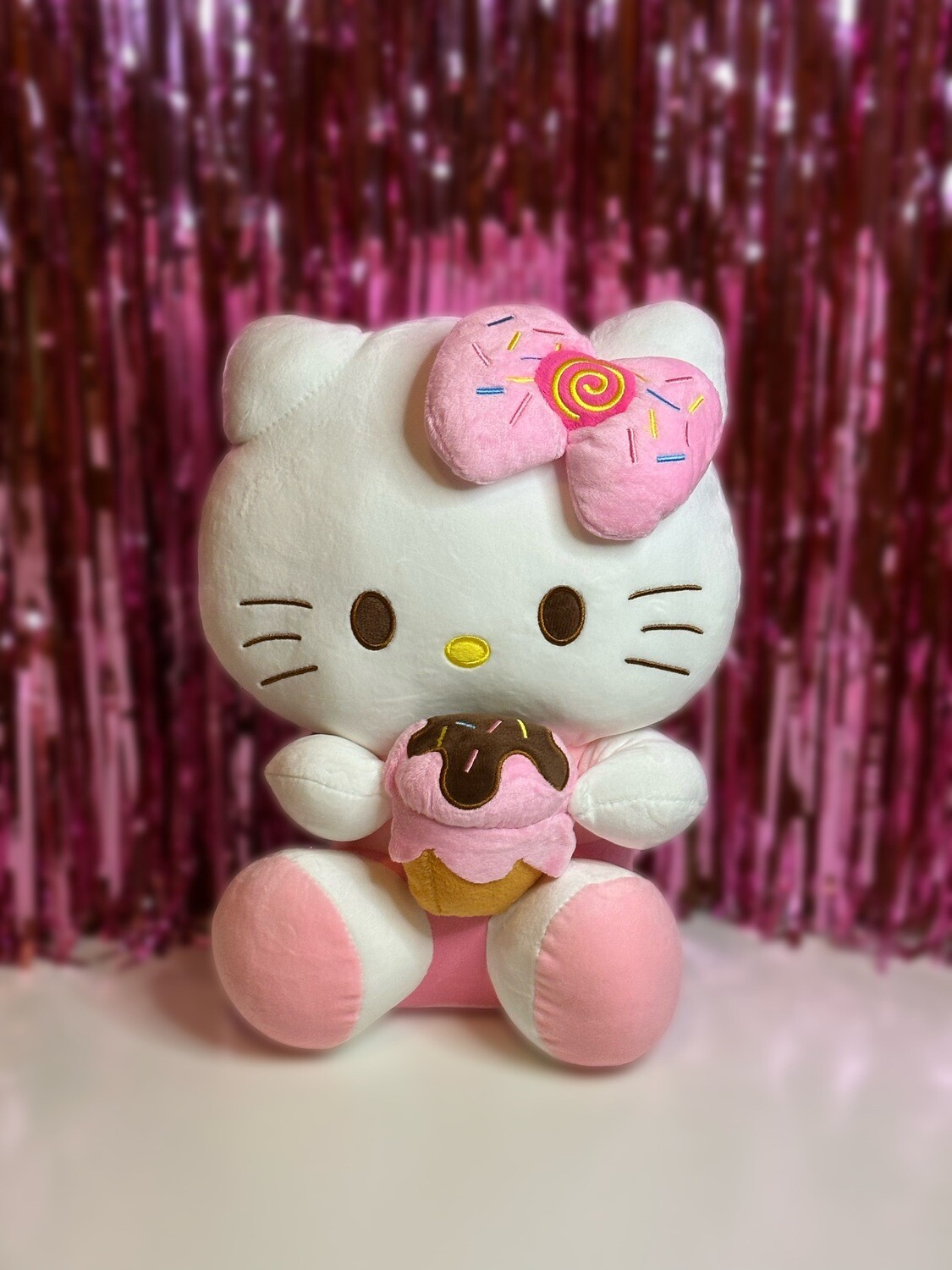 Kitty Ice Cream Plush 15.25in.