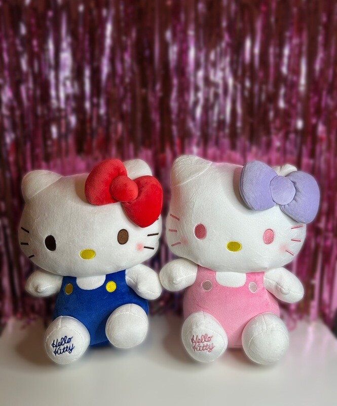 Hello Kitty Overalls Plush 12in.