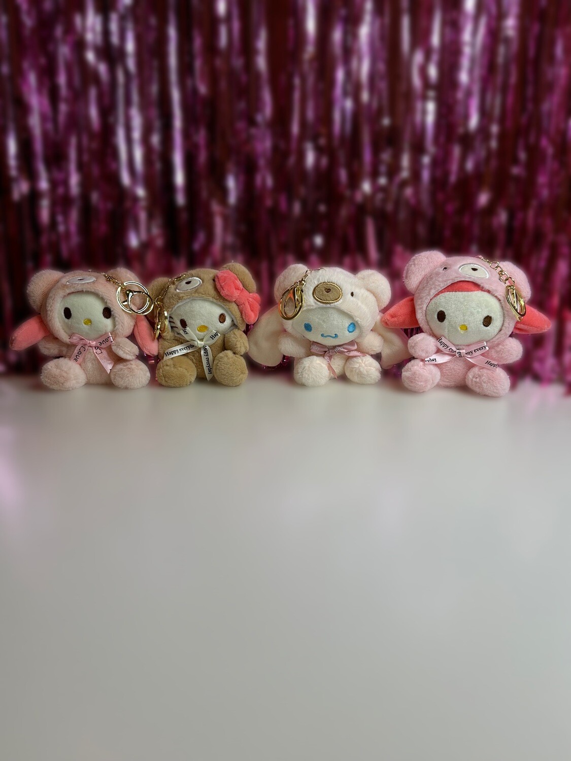 Teddy Plush Keychain