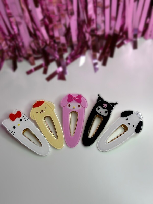 Sanrio-riffic Hair Clip Collection