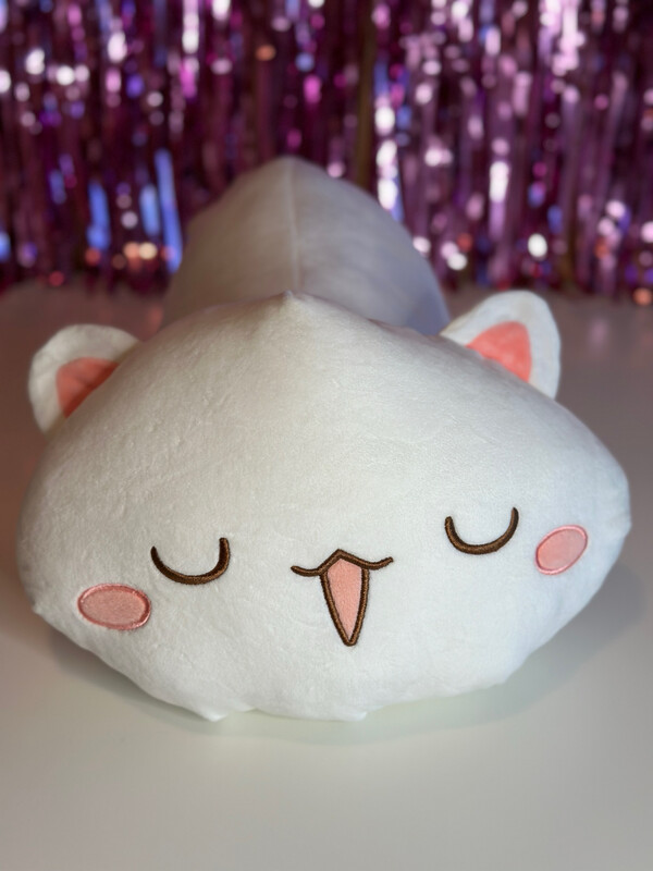 White Mochi Cat plush 19.69in.