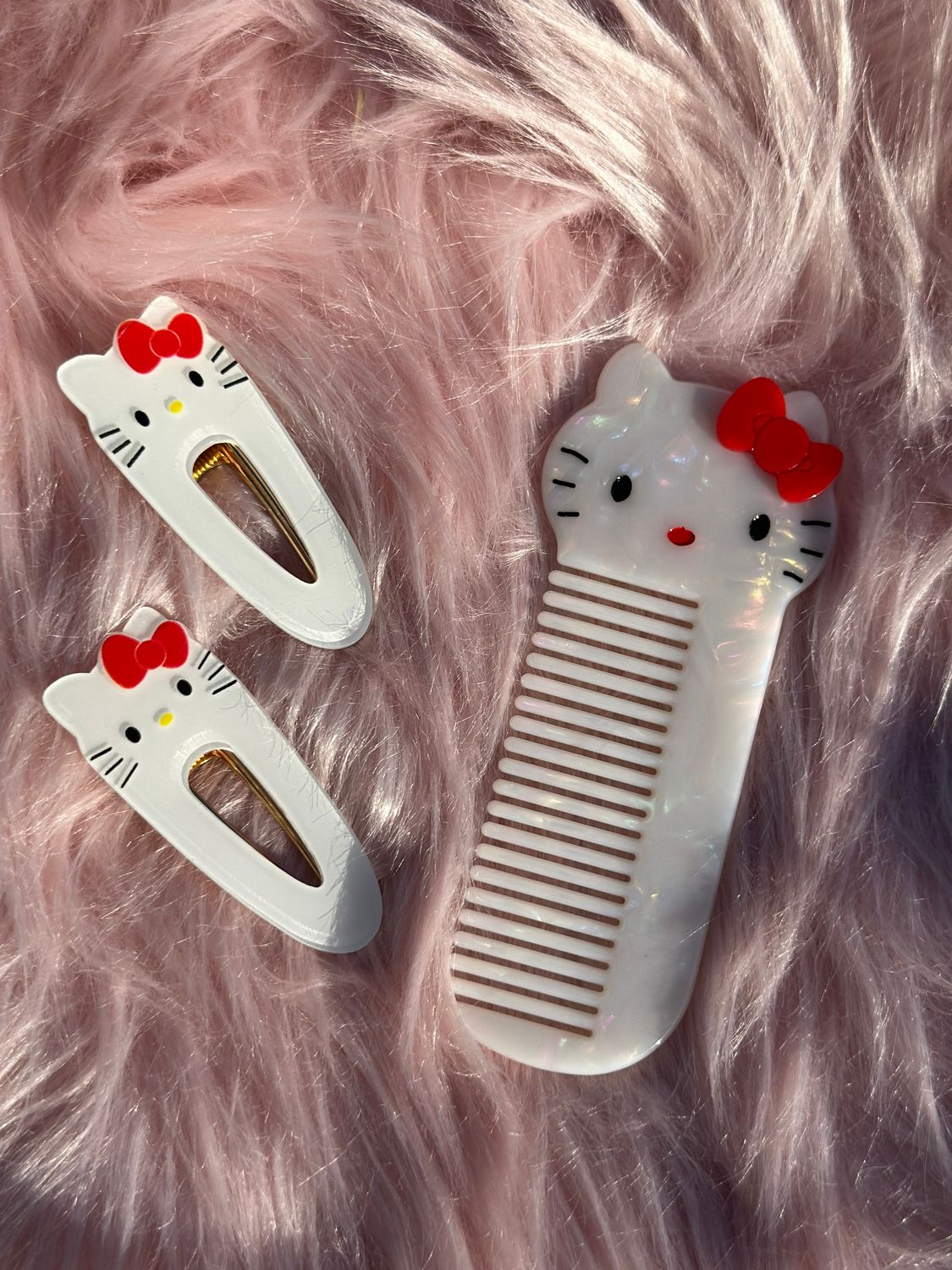 Sanrio 2-in-1 Comb &amp; Clip Set