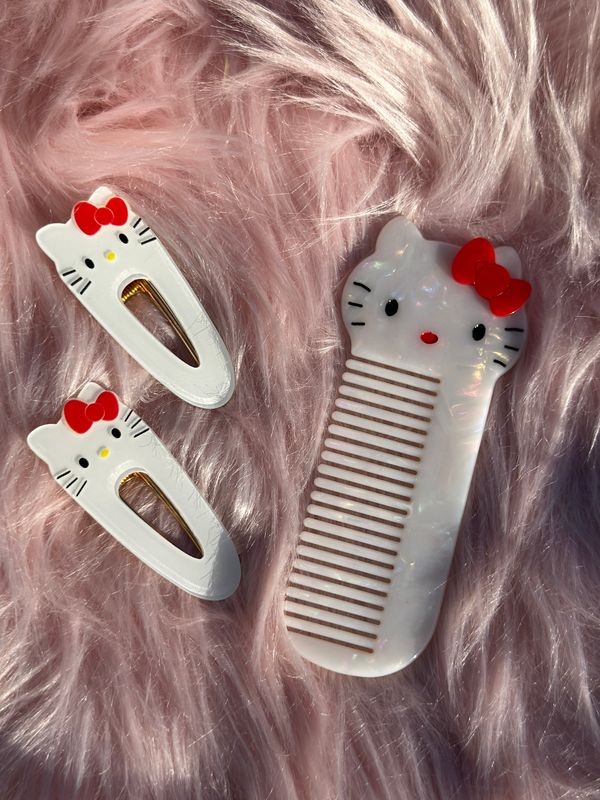 Sanrio 2-in-1 Comb &amp; Clip Set