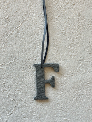 Letter F Grey