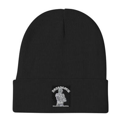 Embroidered Touchdown Beanie