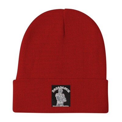 Embroidered Touchdown Beanie
