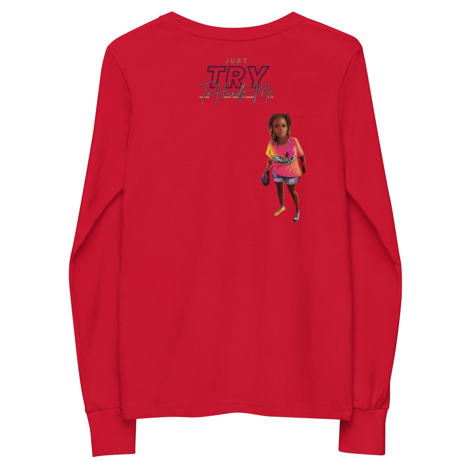Youth long sleeve tee Try Me