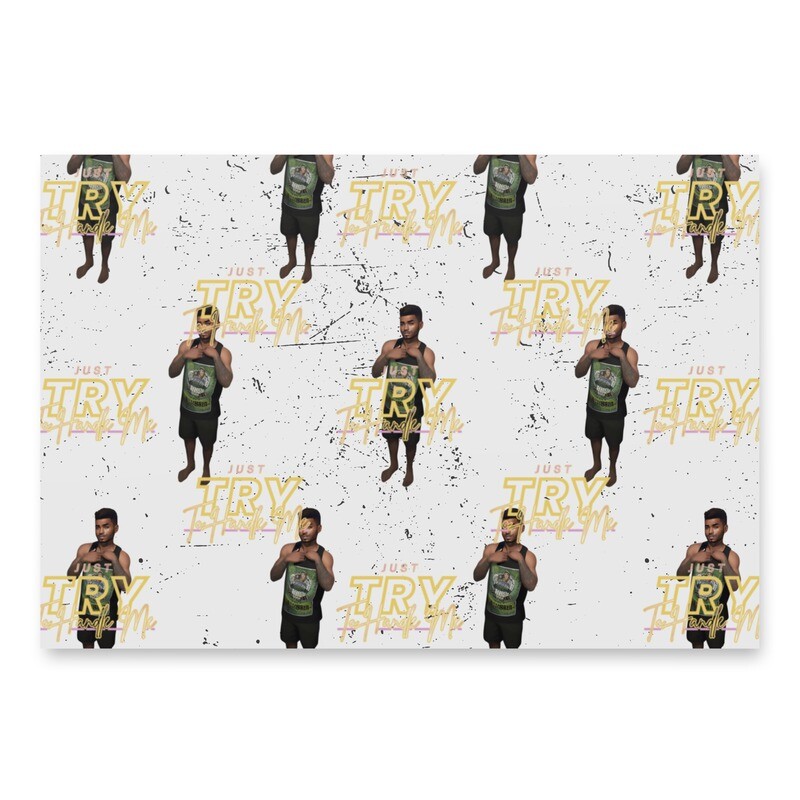 Try Me Wrapping paper sheets