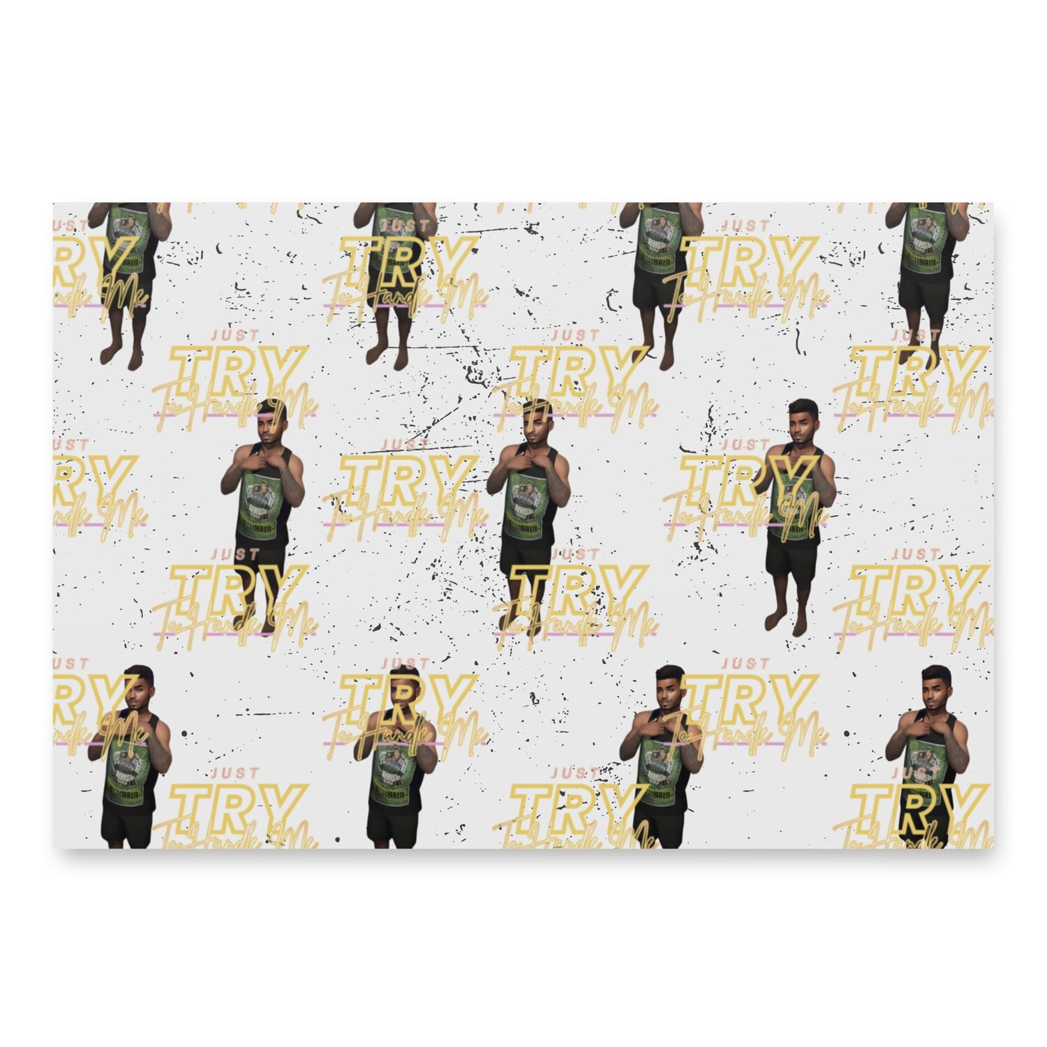 Try Me Wrapping paper sheets