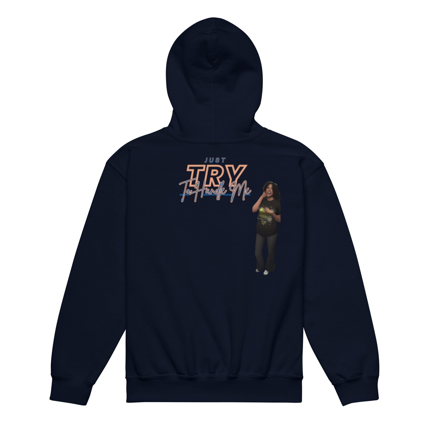 Youth heavy blend Try Me hoodie