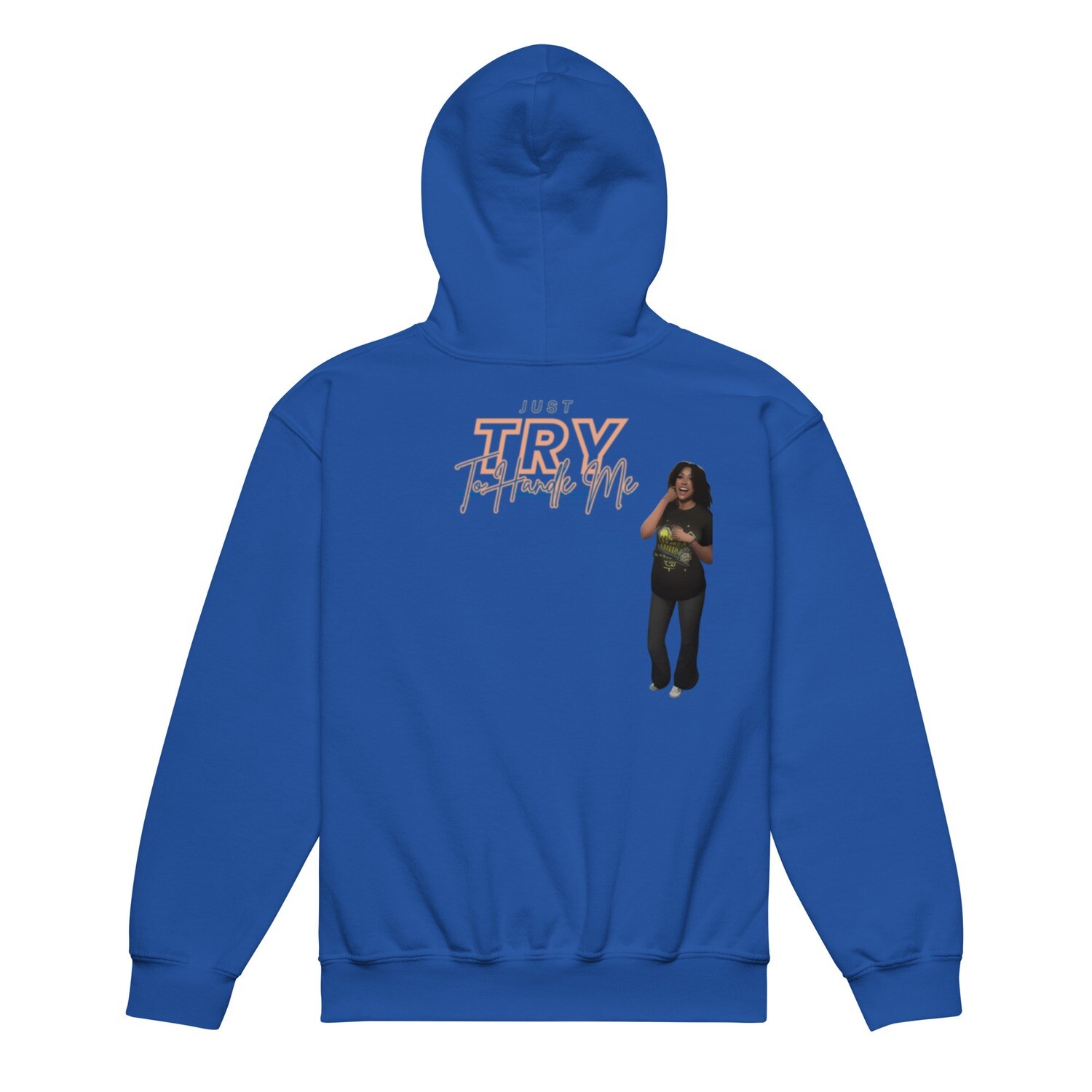 Youth heavy blend Try Me hoodie