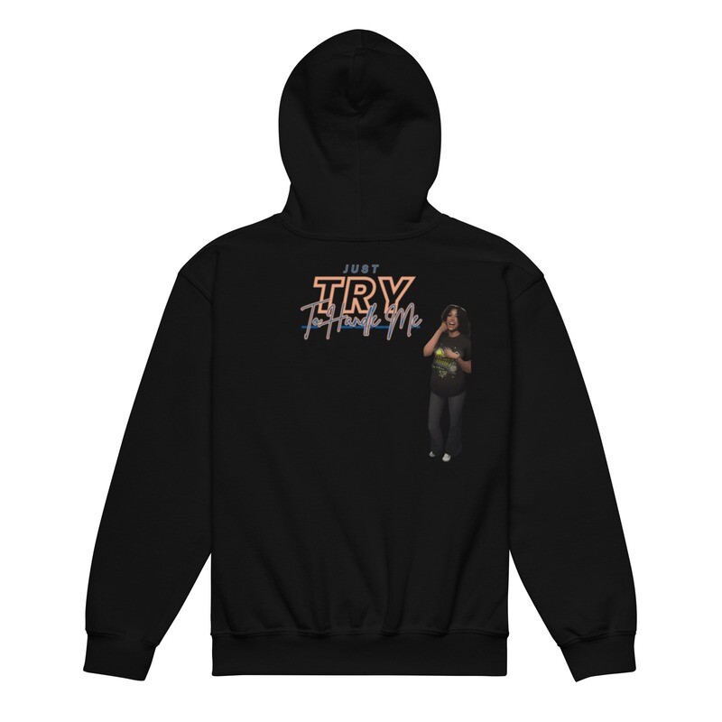 Youth heavy blend Try Me hoodie