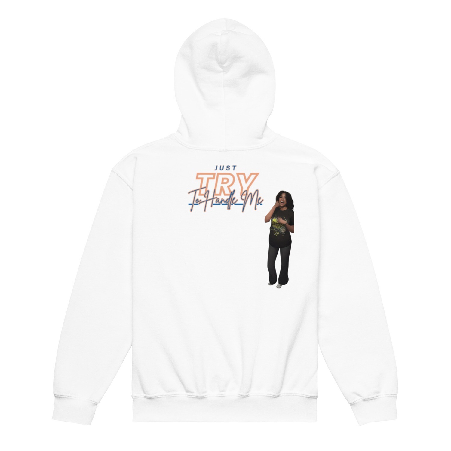 Youth heavy blend Try Me hoodie