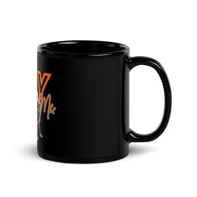 Black Glossy Try Me Mug