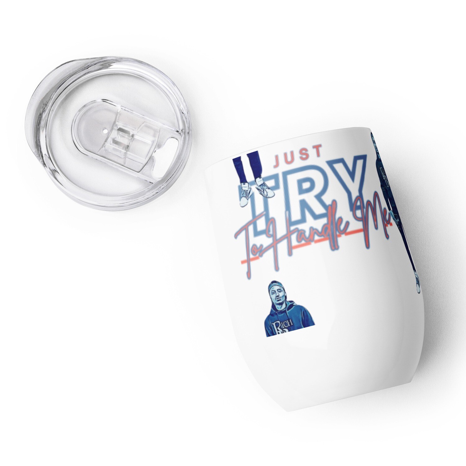Try Me Wine tumbler