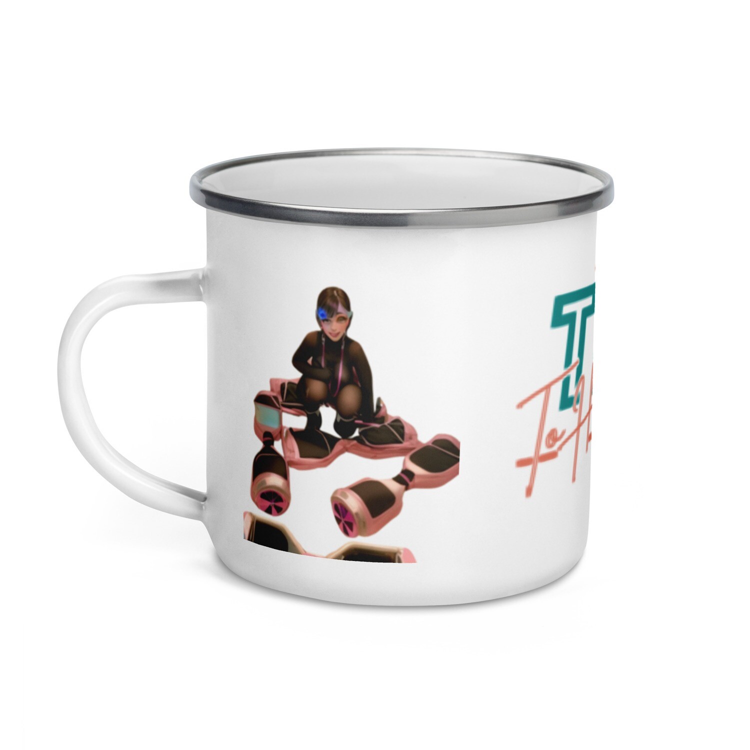 Enamel Try Me Mug