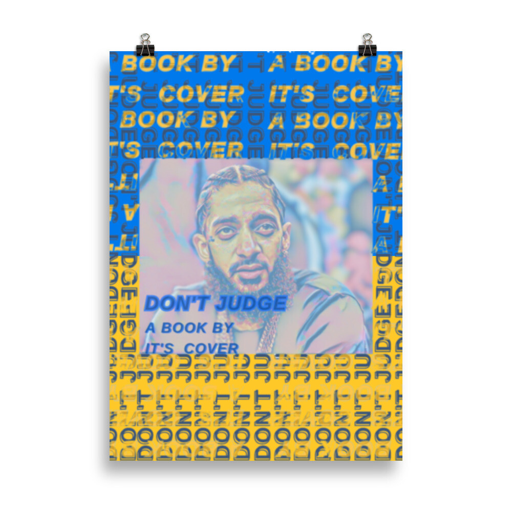 Don&#39;t Judge A Book Poster