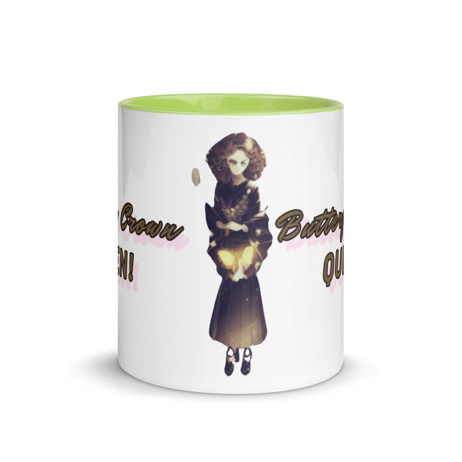 Butterfly Crown Mug with Color Inside