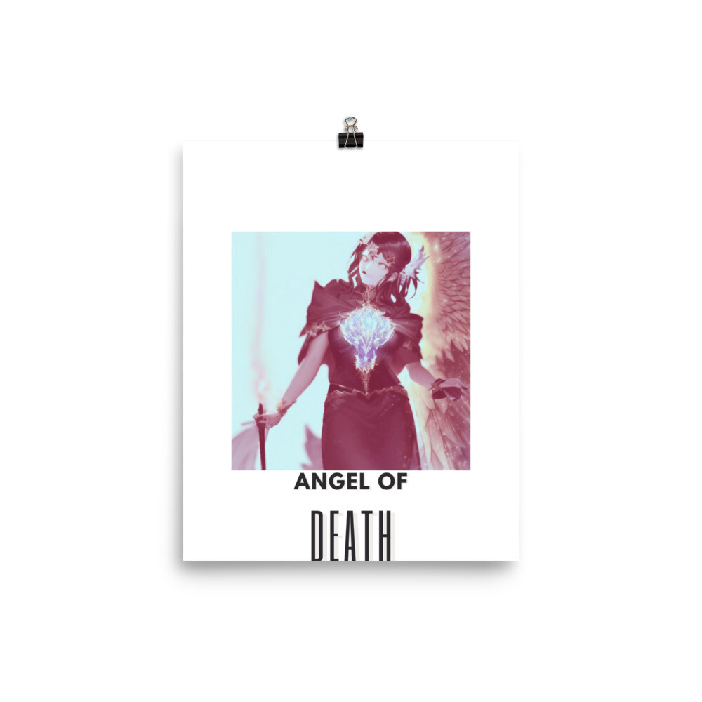 Angel Of Death Photo paper poster