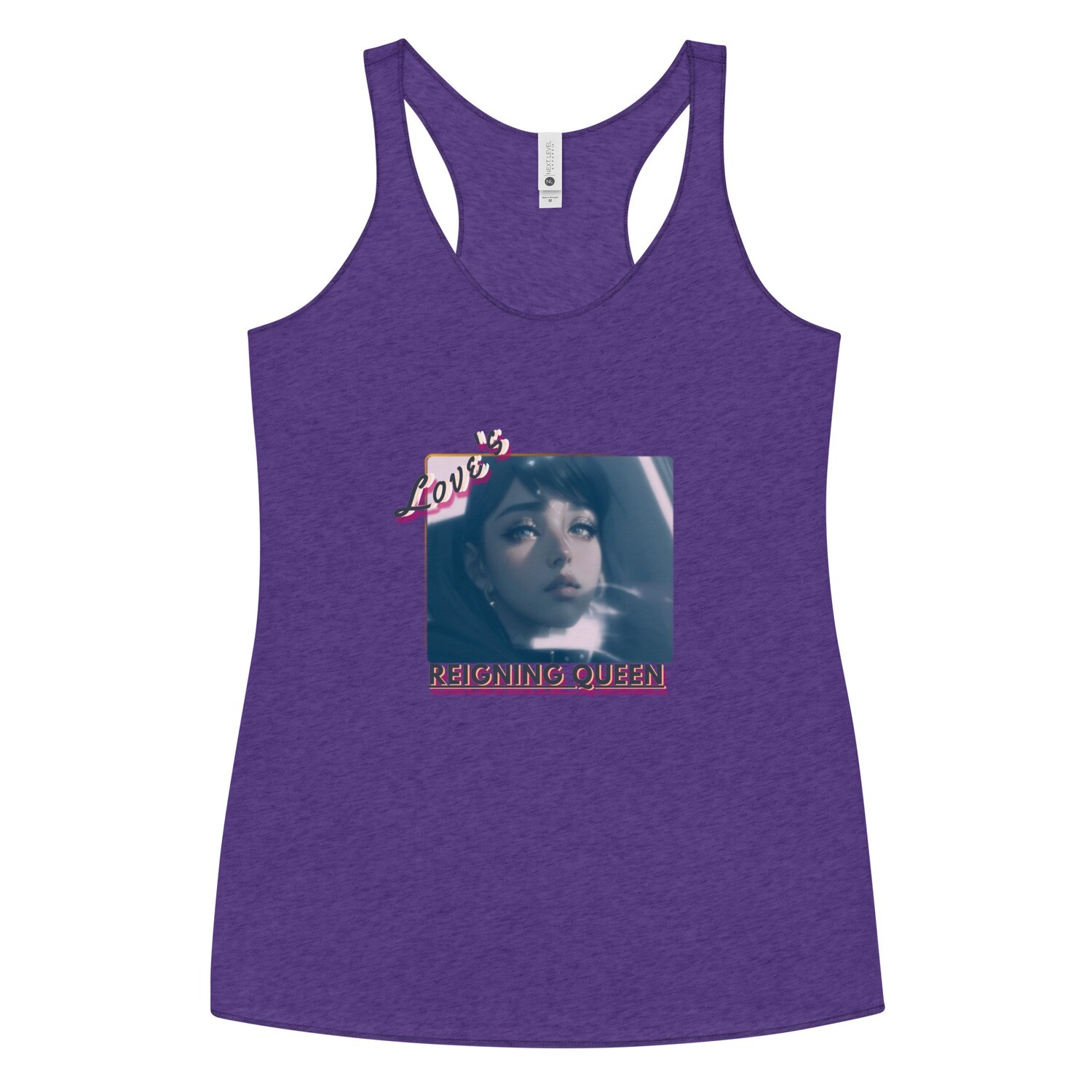 Love&#39;s Reigning Queen Racerback Tank