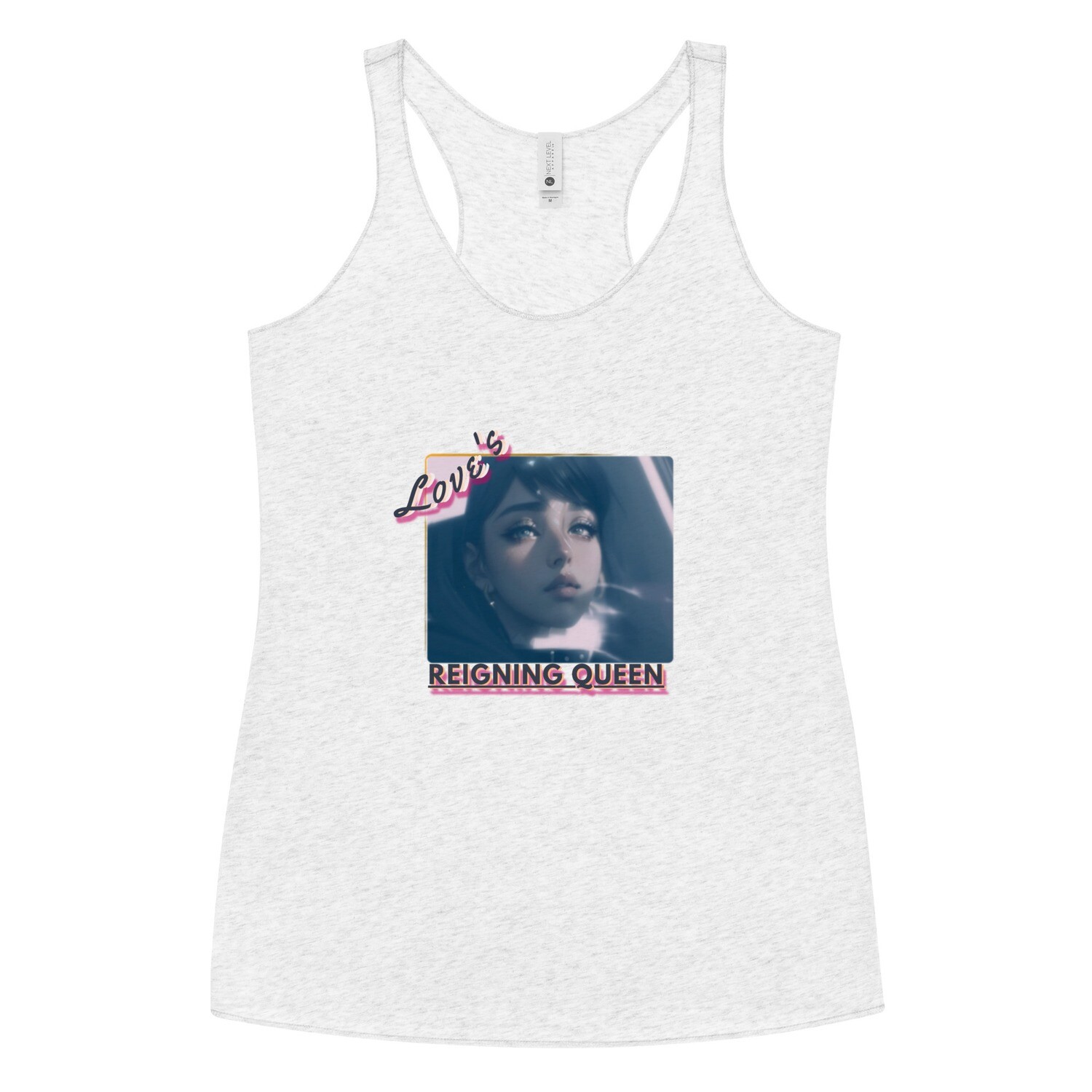 Love&#39;s Reigning Queen Racerback Tank