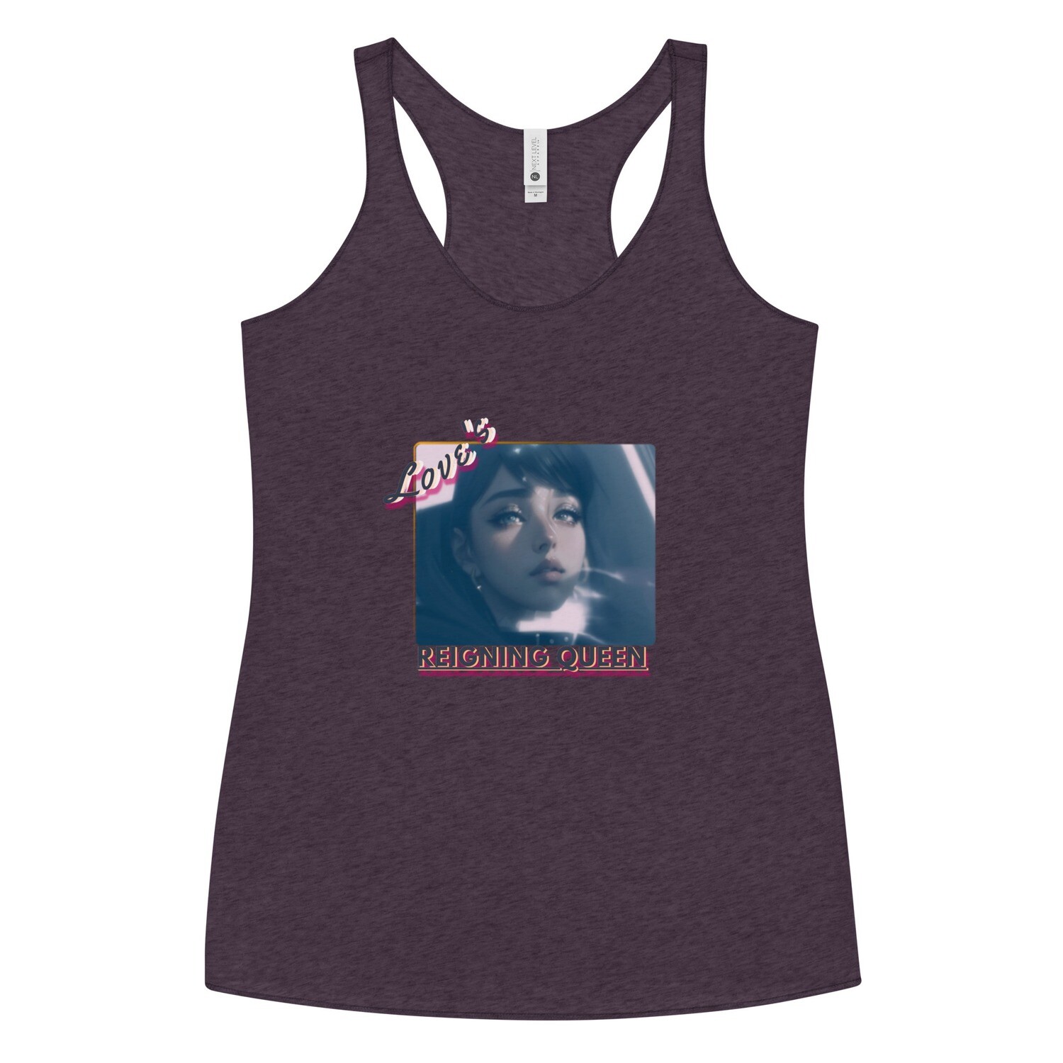 Love&#39;s Reigning Queen Racerback Tank