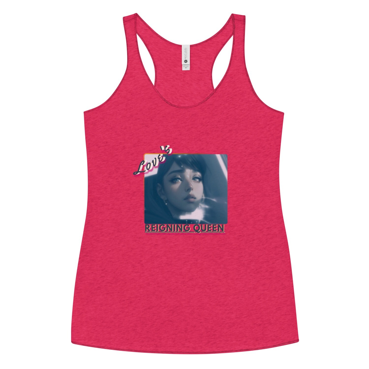 Love&#39;s Reigning Queen Racerback Tank