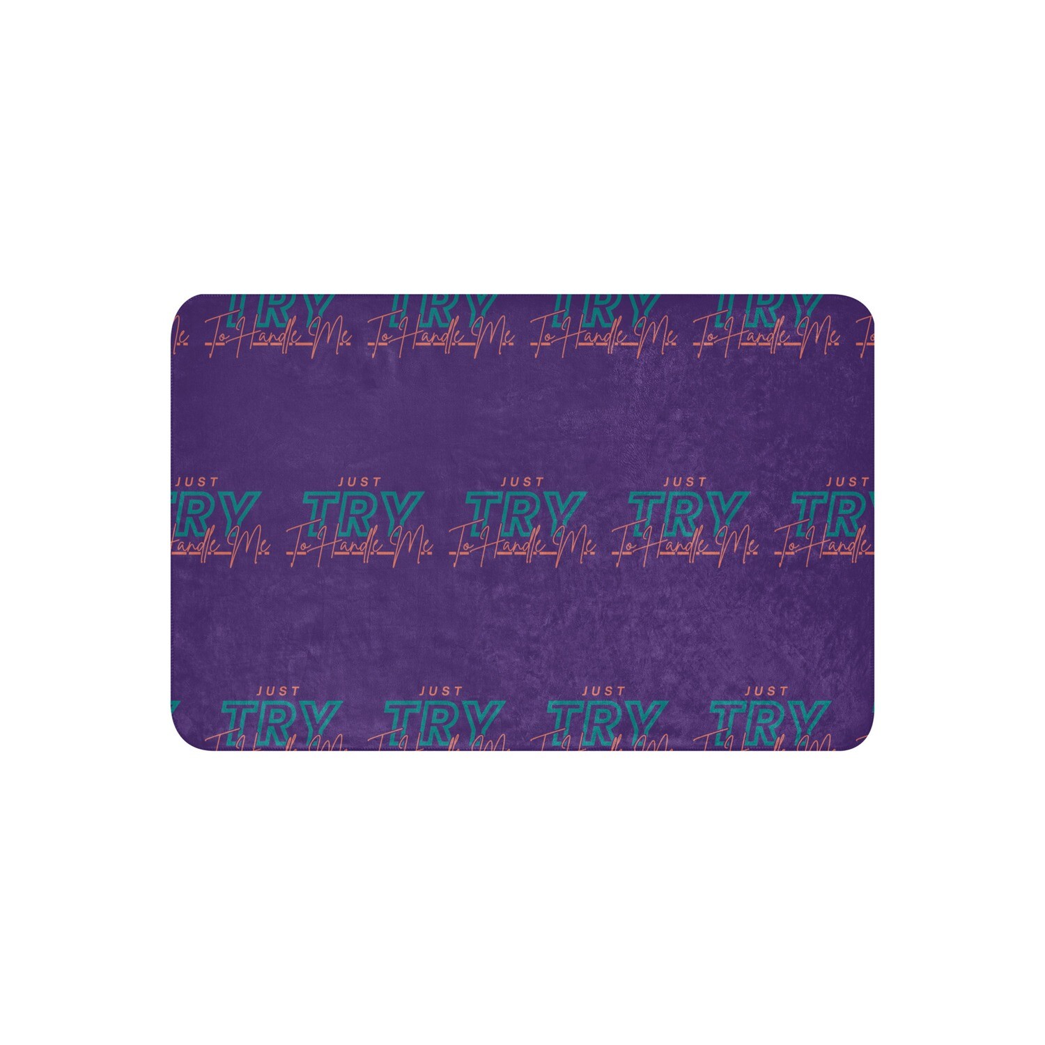 Try Me Sherpa blanket