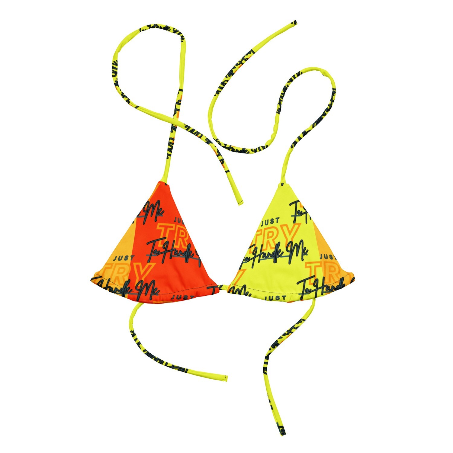 Just Try To Handle Me string bikini top