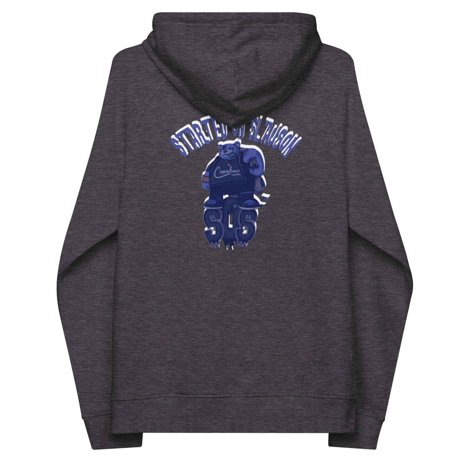 Started On Slauson eco raglan hoodie