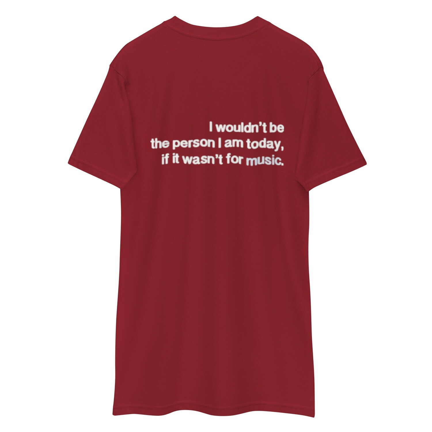 If It Wasn&#39;t For Music Men’s premium heavyweight tee