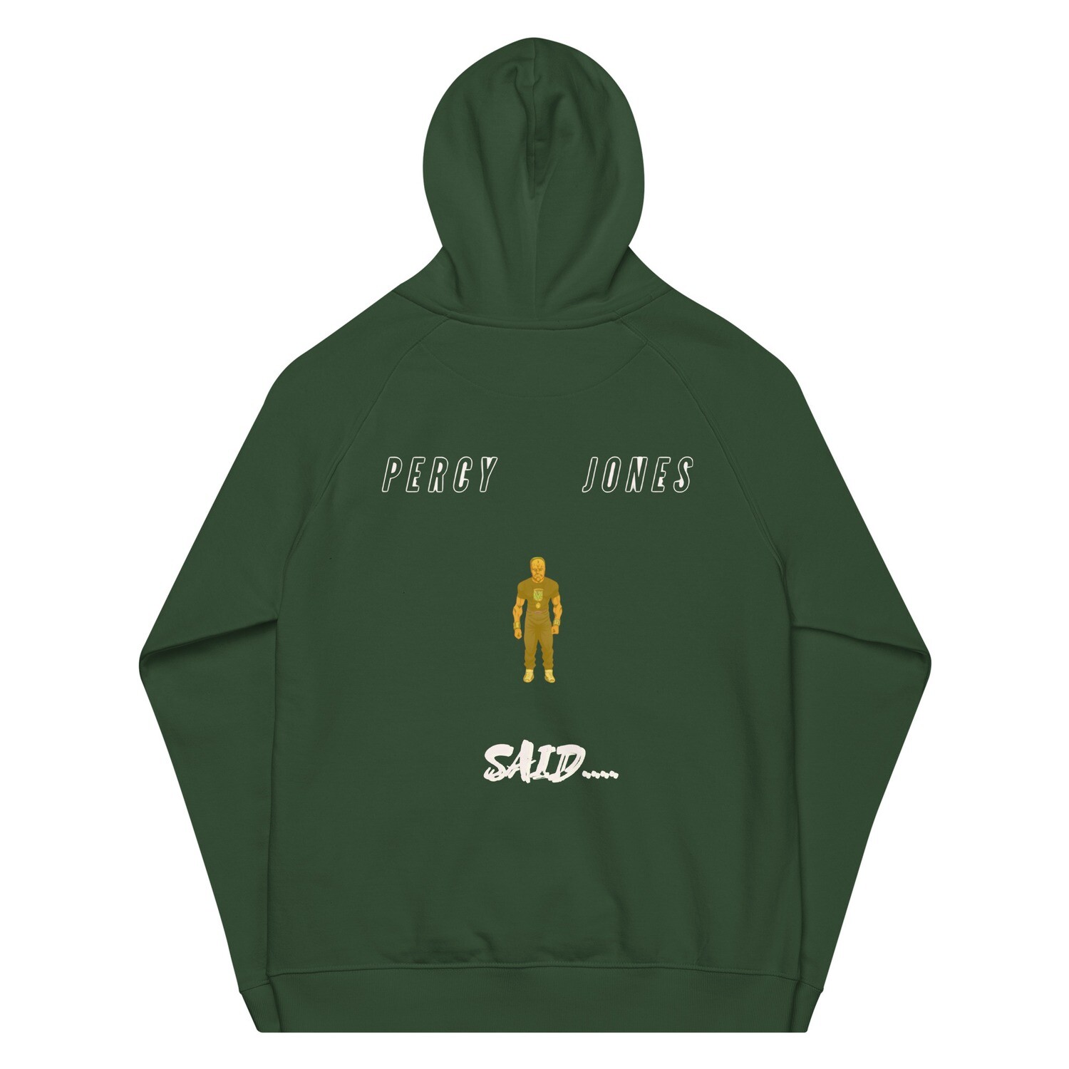 Percy Jones Said eco raglan hoodie