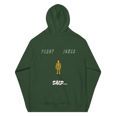 Percy Jones Said eco raglan hoodie