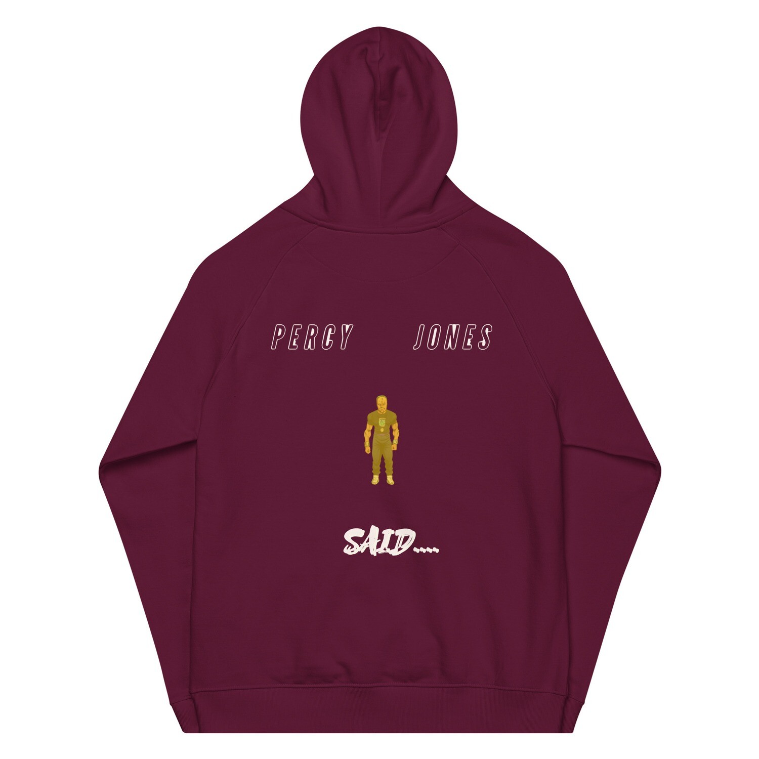 Percy Jones Said eco raglan hoodie