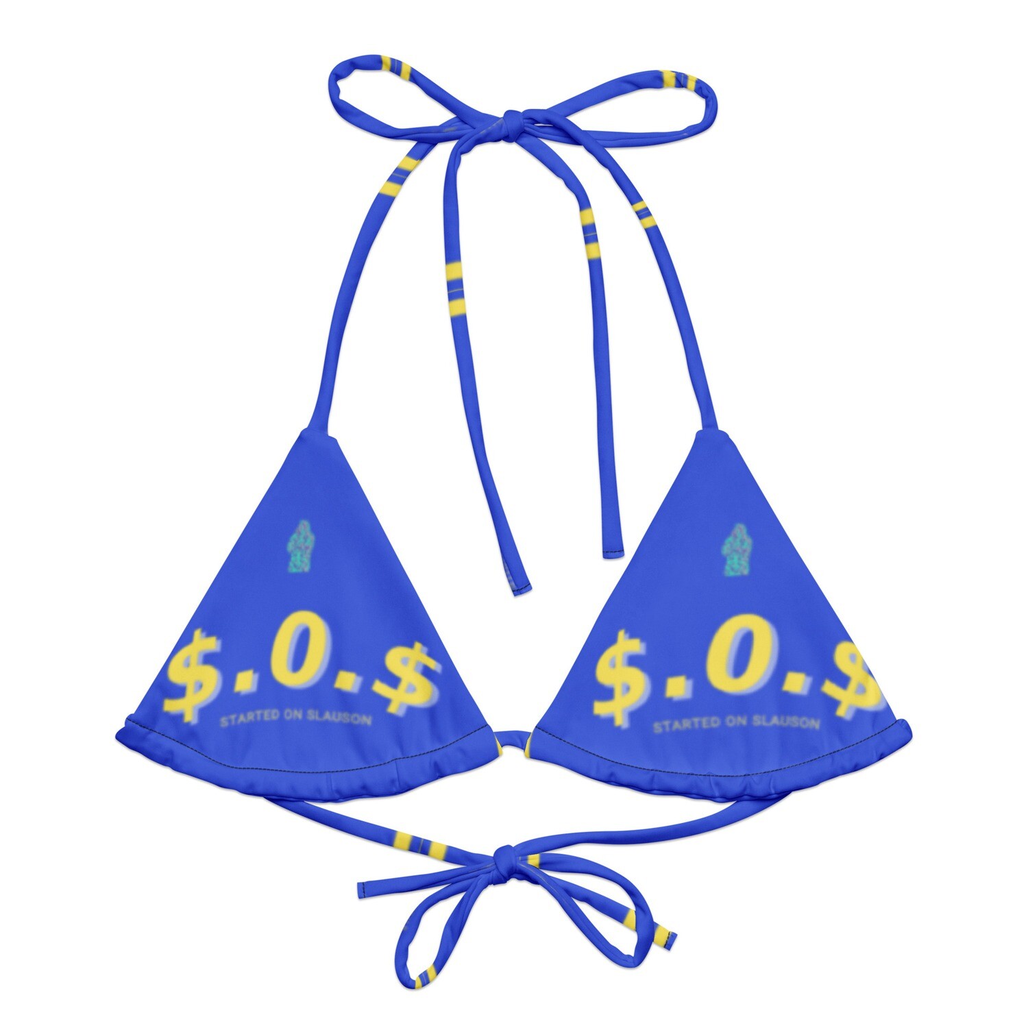 S.O.S string bikini top