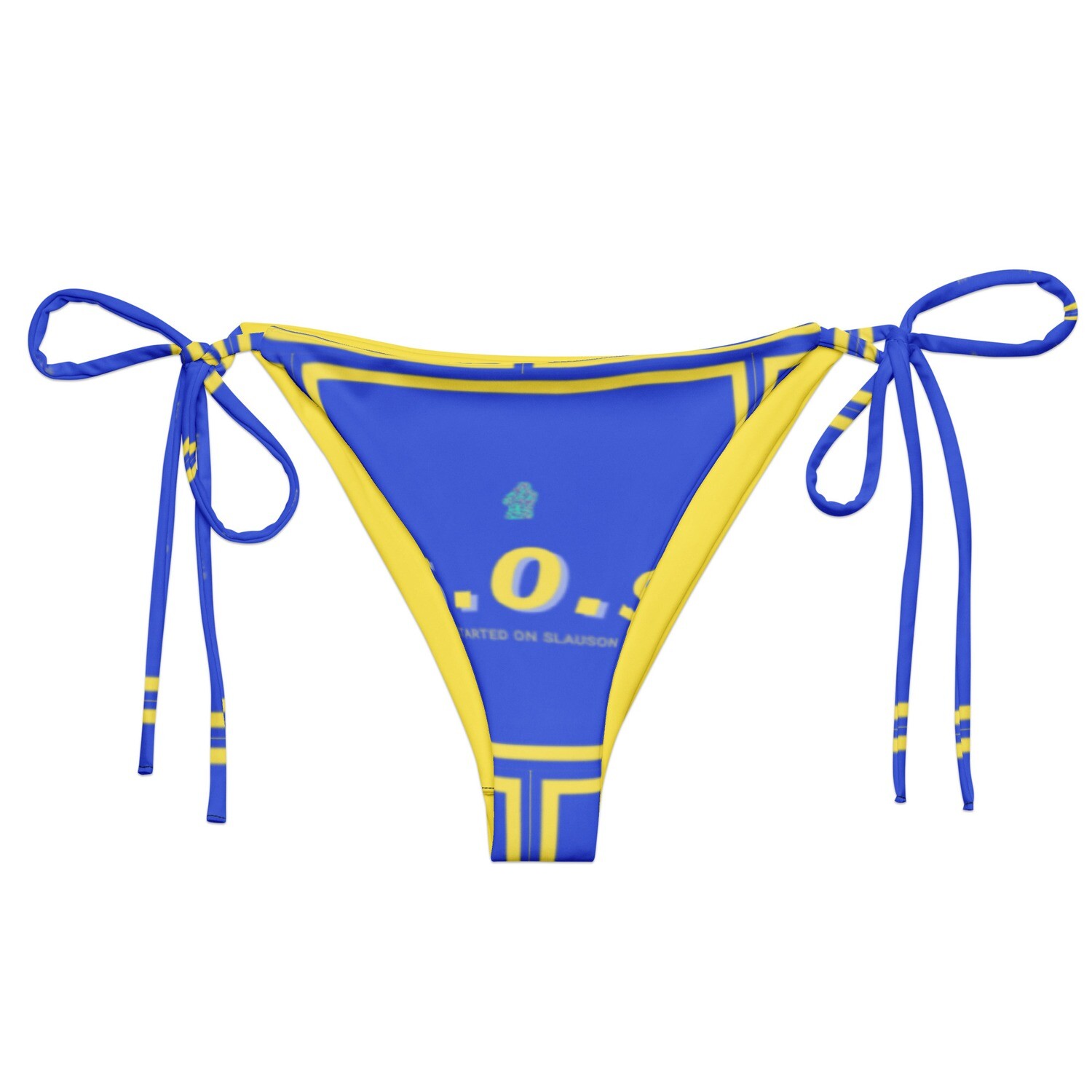 S.O.S string bikini bottom