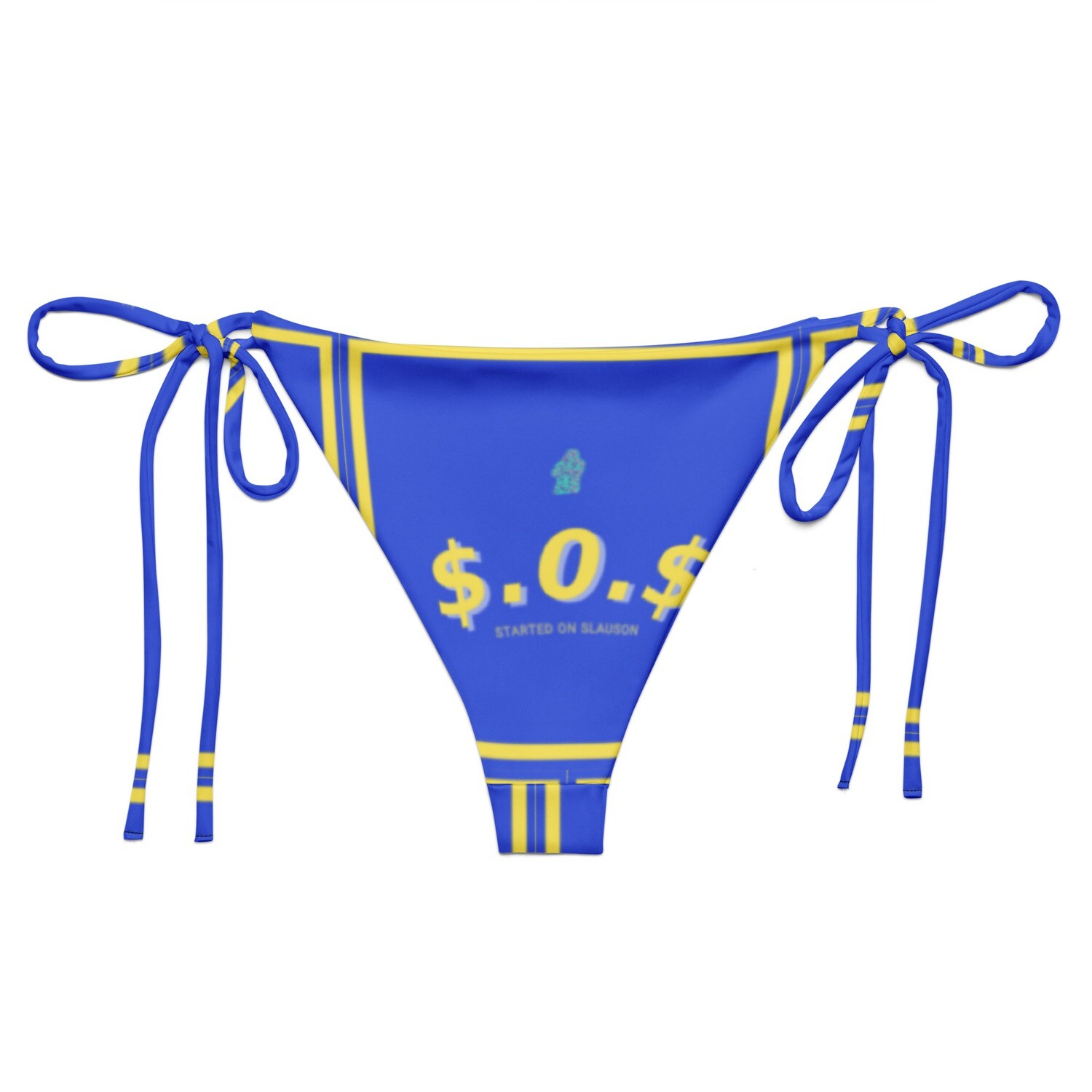 S.O.S string bikini bottom