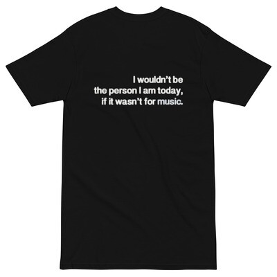 If It Wasn&#39;t For Music Men’s premium heavyweight tee