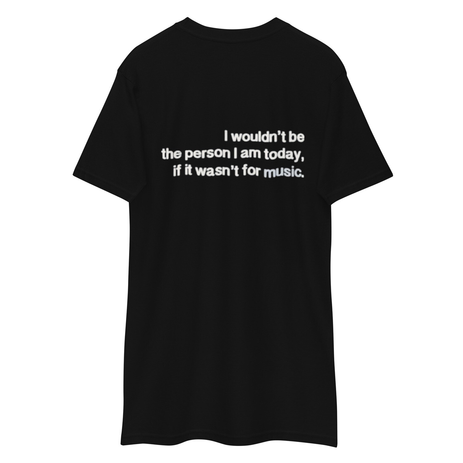 If It Wasn&#39;t For Music Men’s premium heavyweight tee