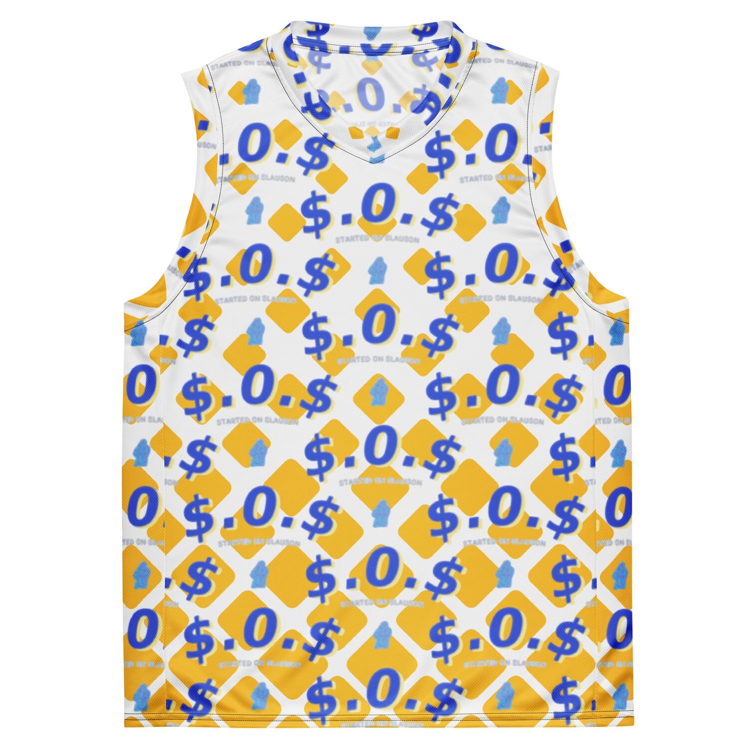 S.O.S basketball jersey